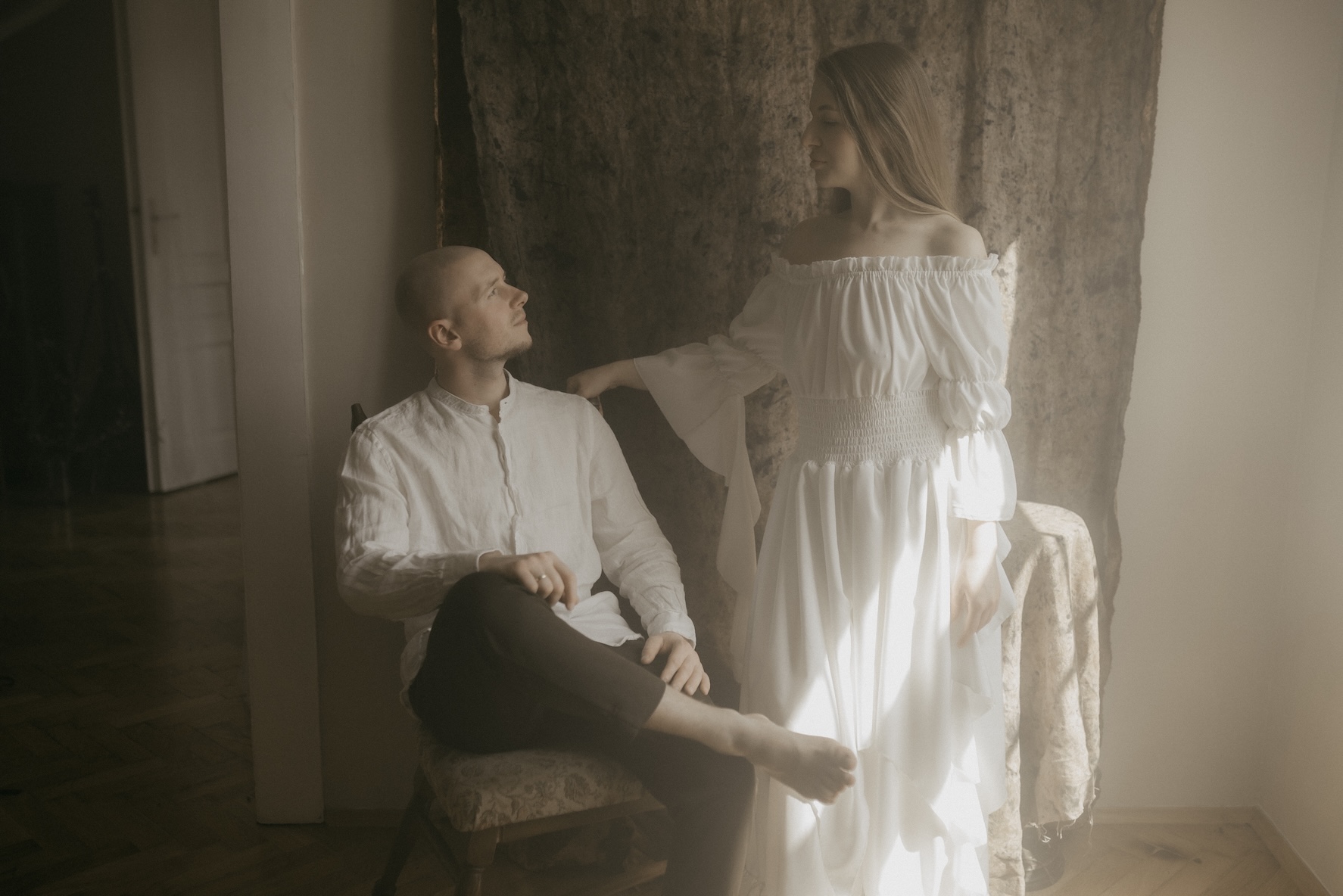 Romantyczna sesja w sercu Krakowa